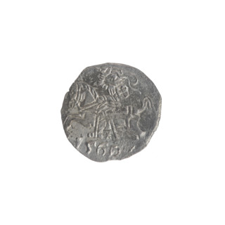 Lithuanian denarius, Sigismund II Augustus (King of Poland; 1544–1572); emblems of the Jagiellons
