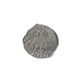 Lithuanian denarius, Sigismund II Augustus (King of Poland; 1544–1572); emblems of the Jagiellon