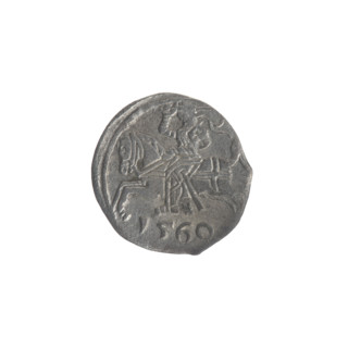 Lithuanian denarius, Sigismund II Augustus (King of Poland; 1544–1572); emblems of the Jagiellon