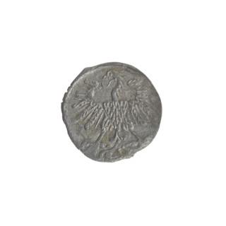 Lithuanian denarius, Sigismund II Augustus (King of Poland; 1544–1572); emblems of the Jagiellon