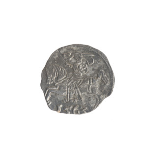 Lithuanian denarius, Sigismund II Augustus (King of Poland; 1544–1572); emblems of the Jagiellon
