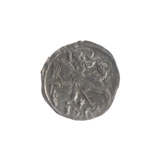 Lithuanian denarius of Sigismund II Augustus (King of Poland, 1544–1572). Obverse: Polish eagle in