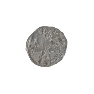 Lithuanian denarius, Sigismund II Augustus (King of Poland; 1544–1572); emblems of the Jagiellon