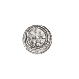 denarius, Boleslaw III Krzywousty (prince of Poland; 1107–1138), allegories, spearhead (issue