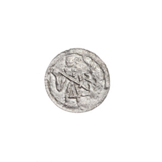 denarius, Boleslaw III Krzywousty (prince of Poland; 1107–1138), Romanesque style, ca. 1125–1138,