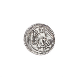 Denarius, Boleslaw III Krzywousty (prince of Poland; 1086–1138). Obverse: in a beaded border, a