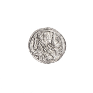 Denarius of Boleslaw III Krzywousty (prince of Poland; ca. 1107–1138). Obverse: in a beaded border,
