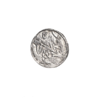 denarius, Boleslaw III Krzywousty (prince of Poland; 1086–1138), allegories, chainmail, equal-armed