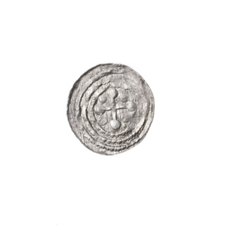 denarius, Boleslaw III Krzywousty (prince of Poland; 1086–1138), allegories, chainmail, equal-armed