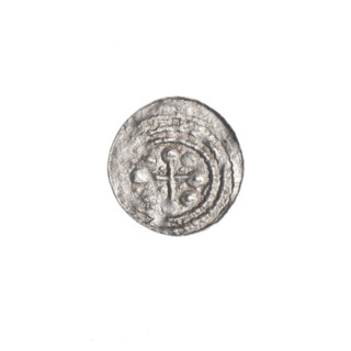 Denarius, Boleslaw III Krzywousty (prince of Poland; ca. 1086–1138). Obverse: in a linear border, a