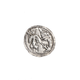 denarius, Boleslaw III Krzywousty (prince of Poland; 1086–1138), allegories, equal-armed cross,
