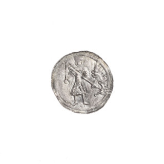 denarius, Boleslaw III Krzywousty (prince of Poland; 1086–1138), allegories, chain mail
