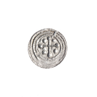 denarius, Boleslaw III Krzywousty (prince of Poland; 1086–1138), allegories, equal-armed cross,