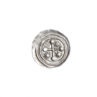 denarius, Boleslaw III Krzywousty (Prince of Poland; 1086–1138), allegories, equal-armed cross,