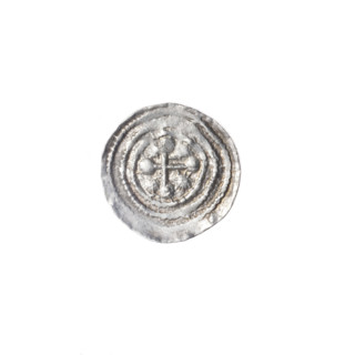 denarius, Boleslaw III Krzywousty (prince of Poland; 1086–1138), allegories, equal-armed cross,
