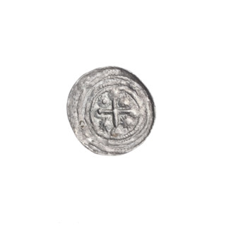 denarius, Boleslaw III Krzywousty (prince of Poland; 1086–1138), allegories, equal-armed cross,