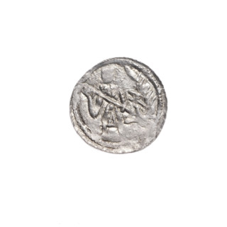 denarius, Boleslaw III Krzywousty (prince of Poland; 1107–1138), allegories, equal-armed cross,