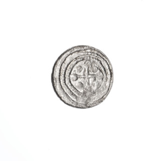 denarius, Boleslaw III Krzywousty (prince of Poland; 1107–1138), allegories, equal-armed cross,