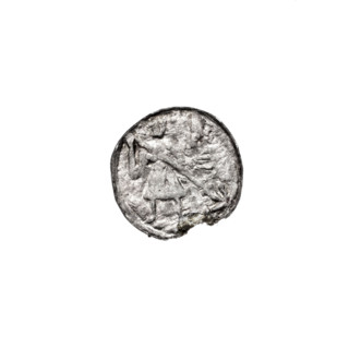 Denarius of Boleslaw III Krzywousty (prince of Poland; ca. 1107–1138). Obverse: in a beaded border,