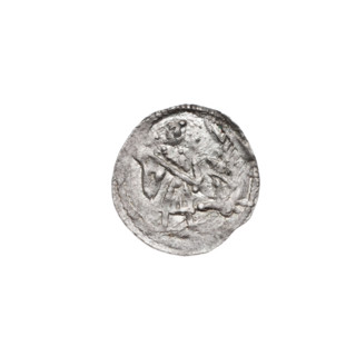 denarius, Boleslaw III Krzywousty (prince of Poland; 1086–1138/1107–1138), allegories, spearhead