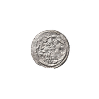 Denarius of Boleslaw III Krzywousty (prince of Poland; ca. 1086–1138), ca. 1125–1138. Obverse: