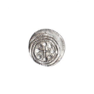 denarius, Boleslaw III Krzywousty (prince of Poland; 1086–1138), allegories, spearhead (issue