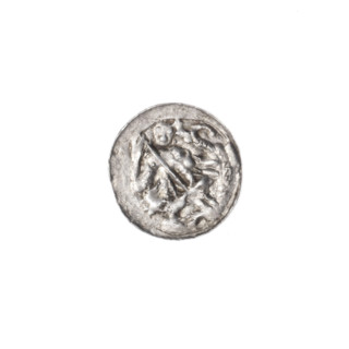 denarius, Boleslaw III Krzywousty (prince of Poland; 1107–1138), allegories, equal-armed cross,