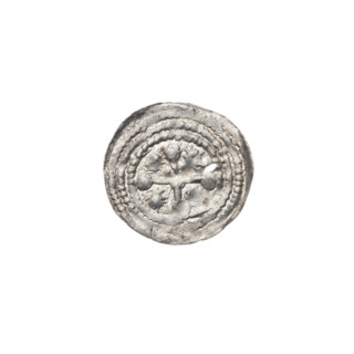 denarius, Boleslaw III Krzywousty (prince of Poland; 1086-1138), allegories, spearhead (issue