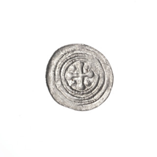 denarius, Boleslaw III Krzywousty (prince of Poland; 1086–1138), allegories, spearhead (issue