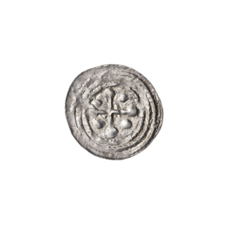 denarius, Boleslaw III Krzywousty (prince of Poland; 1086–1138), allegories, spearhead (issue