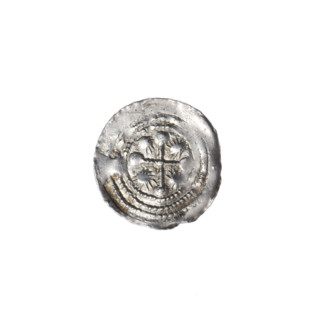 Denarius, Boleslaw III Krzywousty (prince of Poland; 1086–1138). Romanesque medieval coin, ca.