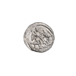 denarius, Boleslaw III Krzywousty (prince of Poland; 1086–1138), allegories, equal-armed cross,