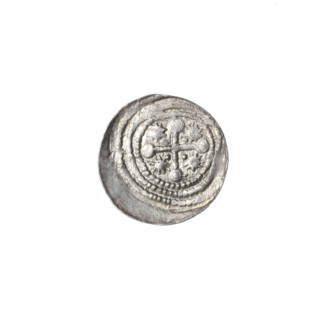 denarius, Boleslaw III Krzywousty (prince of Poland; 1107–1138), allegories, equal-armed cross,