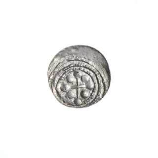denarius, Boleslaw III Krzywousty (Prince of Poland; 1107–1138), allegories, spearhead (issue