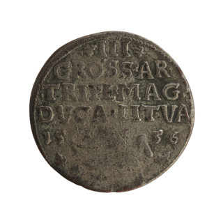 Lithuanian trojak forgery depicting Sigismund II Augustus (King of Poland; 1544–1572) after the