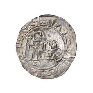 Bracteate, Boleslaw III Wrymouth (Prince of Poland; 1086–1138). Romanesque, Middle Ages, dated