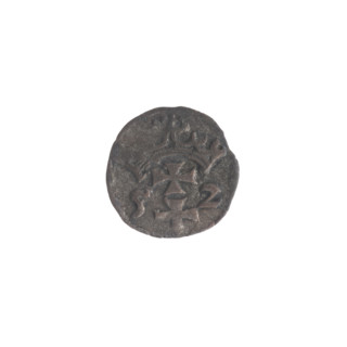 Gdansk denarius, Sigismund II Augustus (King of Poland; 1544–1572), Jagiellon dynasty. Obverse: