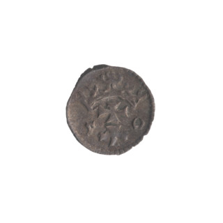 Gdansk denarius, Sigismund II Augustus (King of Poland; 1544–1572); emblems of the Jagiellon