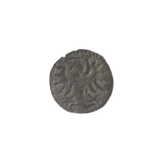 Gdansk denarius, Sigismund II Augustus (King of Poland; 1544–1572); emblems of the Jagiellon