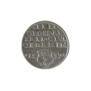 Gdansk trojak, Sigismund II Augustus (King of Poland; 1544–1572), Jagiellonians (dynasty). Obverse: