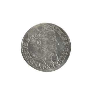 Obv.: Crowned male bust in profile turned right, in the rim a divided inscription at the top: SIGIS