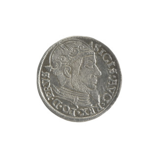 Gdansk trojak, Sigismund II Augustus (King of Poland; 1544–1572), Jagiellonians (dynasty). Obverse: