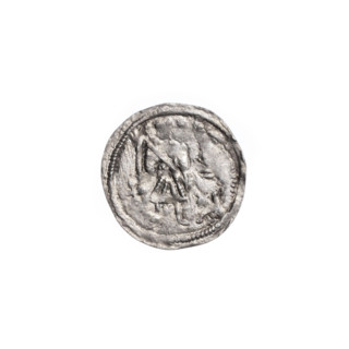 denarius, Boleslaw III Krzywousty (prince of Poland; 1086-1138), allegories, spearhead (issue
