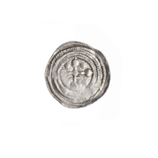 denarius, Boleslaw III Krzywousty (prince of Poland; 1086-1138), allegories, spearhead (issue