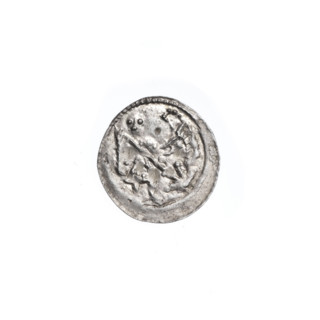denarius, Boleslaw III Krzywousty (prince of Poland; 1086–1138), allegories, equal-armed cross,