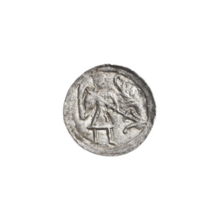 denarius, Boleslaw III Krzywousty (prince of Poland; c. 1086–1138), Romanesque style, c. 1125–1138,