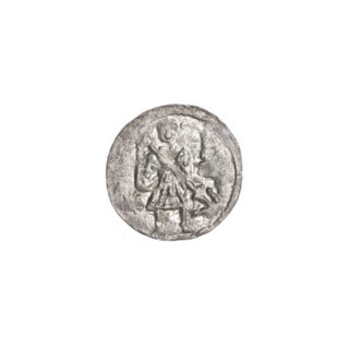 denarius, Boleslaw III Krzywousty (prince of Poland; 1107–1138), allegories, spearhead (issue