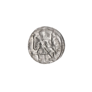 Denarius, Boleslaw III Krzywousty (prince of Poland; 1107–1138). Romanesque coin, ca. 1125–1138,