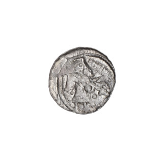 denarius, Boleslaw III Krzywousty (prince of Poland; 1107–1138), allegories, spearhead (issue