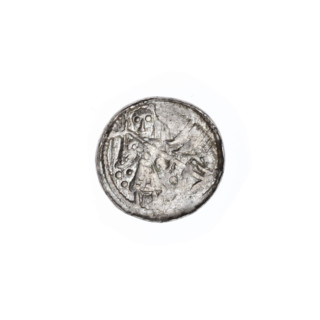denarius, Boleslaw III Krzywousty (prince of Poland; 1107–1138), allegories, equal-armed cross,